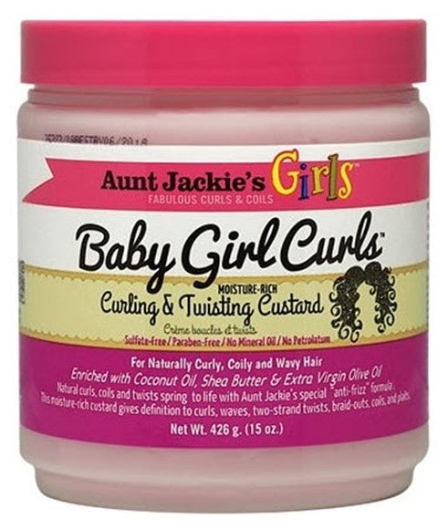 Aunt Jackies Baby Girl Curls Curling And Twisting Custard