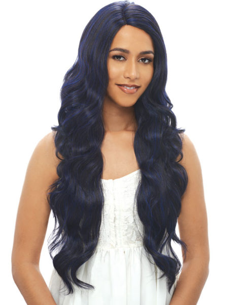 Janet Collection Human Hair Blend Lace Front Wig Brazilian Scent - AILEEN