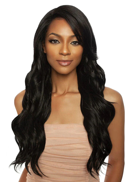 Mane Concept Brown Sugar Human Hair Blend HD Silk Press Lace Front Wig - BSHS202 JERSEY