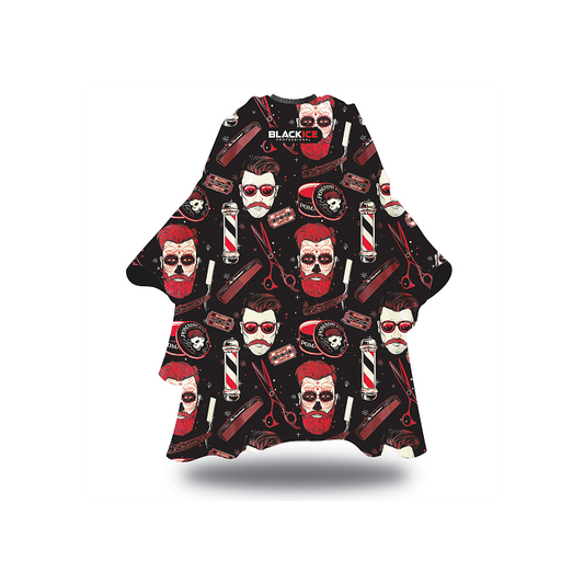 Black Ice Hipster Barber Cape #BVE009HIP