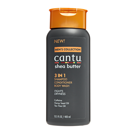 Cantu Men 3 in 1 Shampoo, Conditioner, and Body Wash
