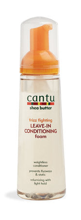 Cantu Shea Butter Frizz Fighting Leave-In Conditioning Foam