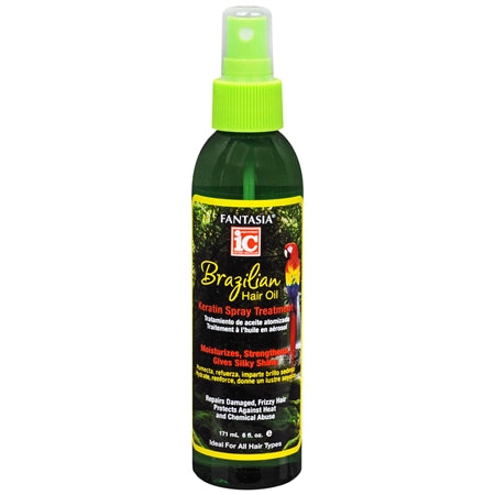 Fantasia Ic Brazilian Hair Oil Keratin Spray Treatment - 171Ml