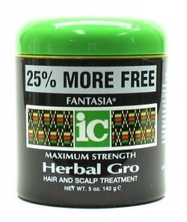 Fantasia Ic Maximum Strength Herbal Gro Hair & Scalp Treatment 142G