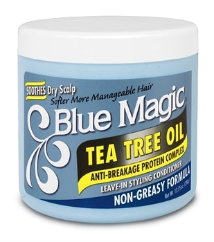Blue Magic Tea Tree Oil Leave-In Styling Hair Conditioner 390G