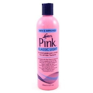 Lusters Pink Classic Light Oil Moisturizer Hair Lotion 12Oz.