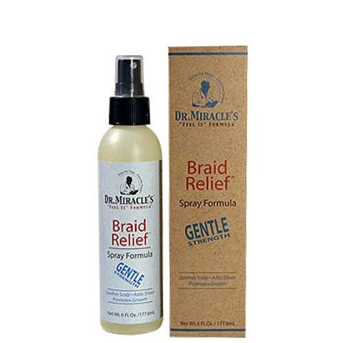 Dr. Miracles Braid Relief Spray Formula Gentle Strength 177.6Ml