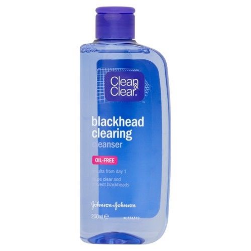 Clean Clear Blackhead Clearing Cleanser Oil Free Lotion 200 ml