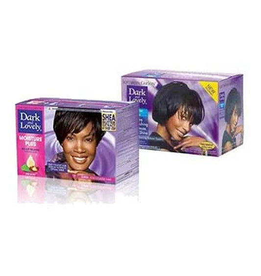 Dark And Lovely Moisture Plus No-Lye Relaxer Kit