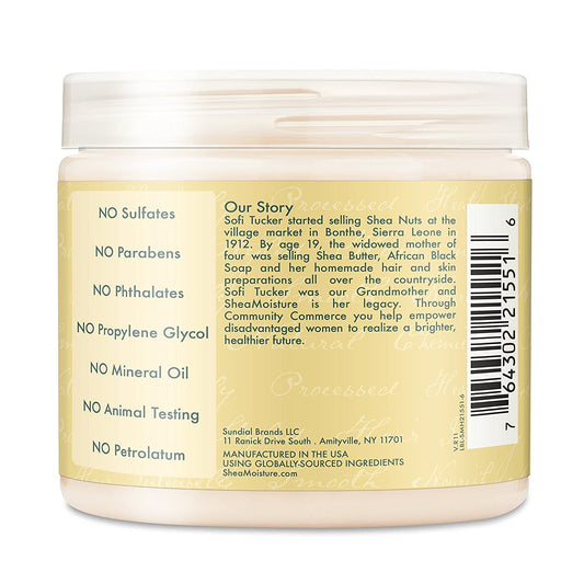 Shea Moisture Jamaican Black Castor Oil Strengthen, Grow & Restore Leave-In Conditioner 16Oz (454g)