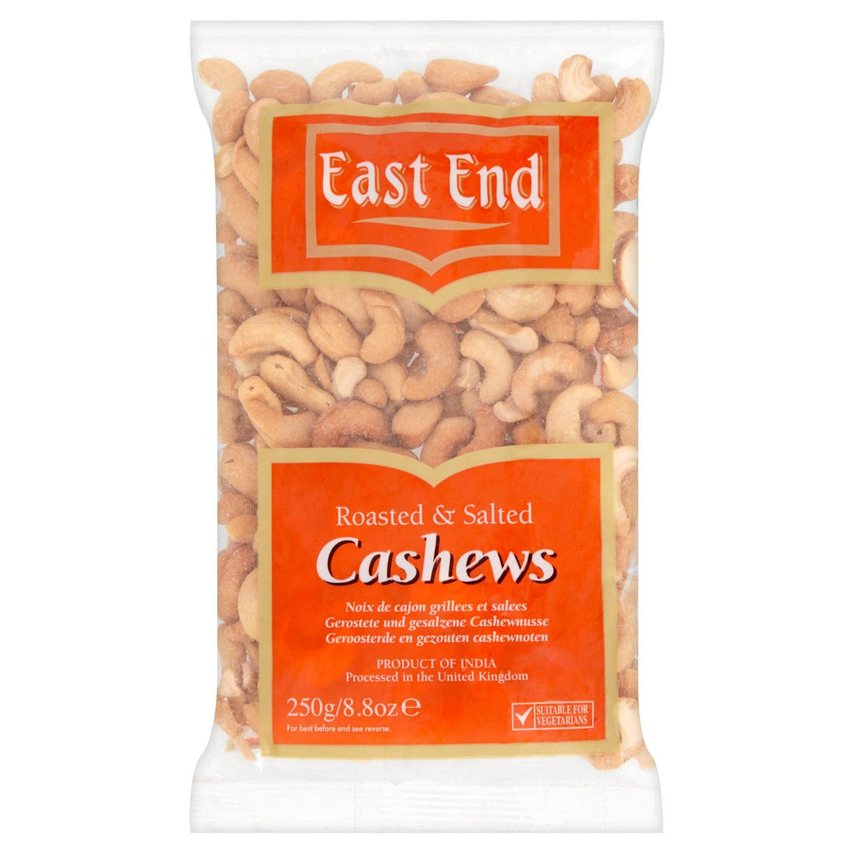East End Roasted & Salted Cashews 250g