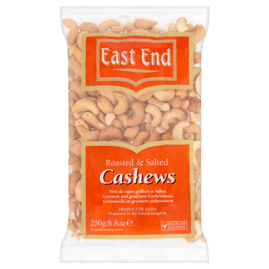 East End Roasted & Salted Cashews 250g