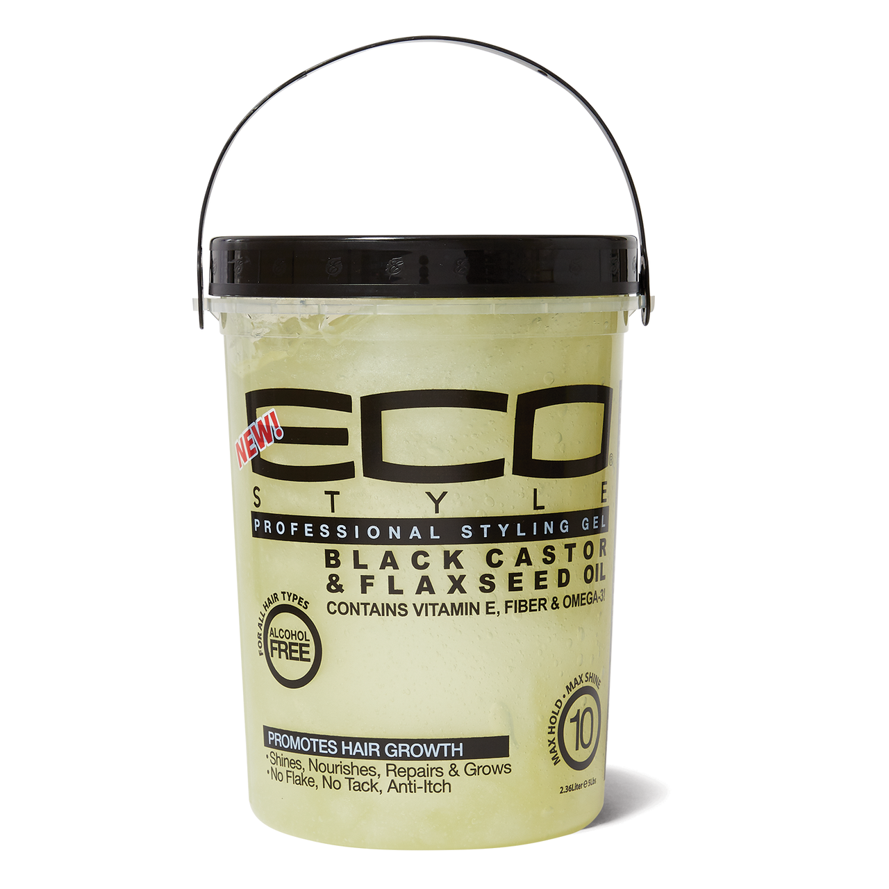 Eco Styler Professional Black Castor And Flaxseed Oil Hair Styling Gel