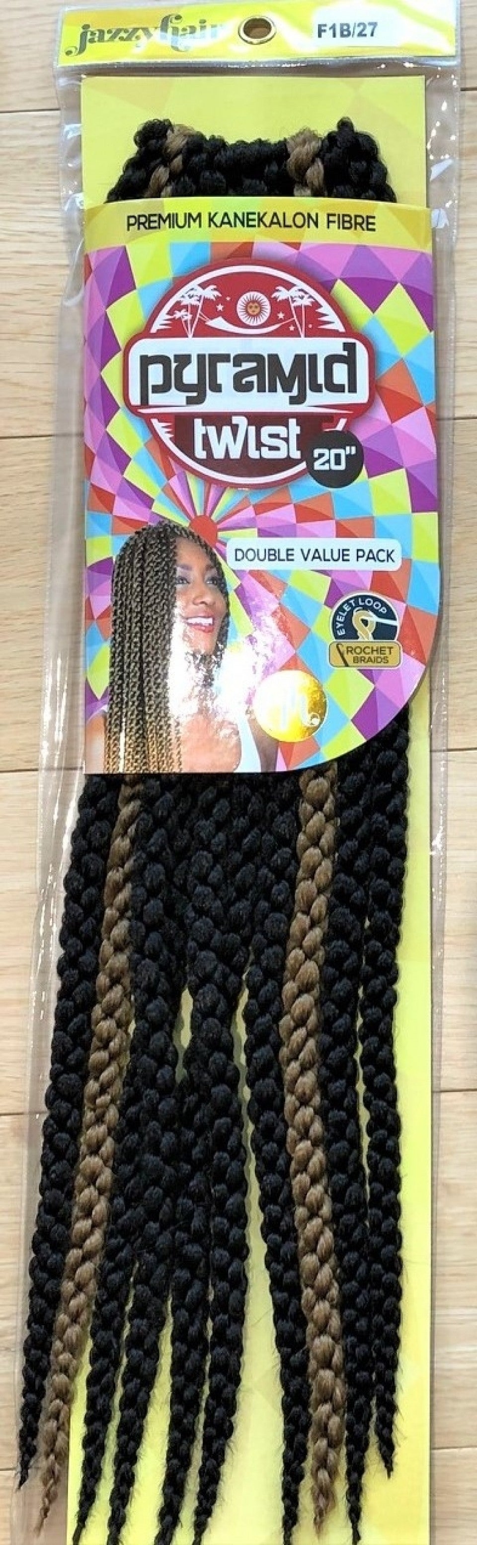 Jazzy Hair Pyramid Twist Crochet Hair - 20"