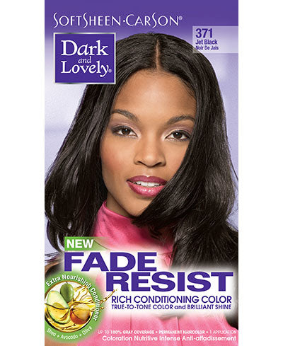 Dark & Lovely Fade Resistant Rich Conditioning Colour - Jet Black 371