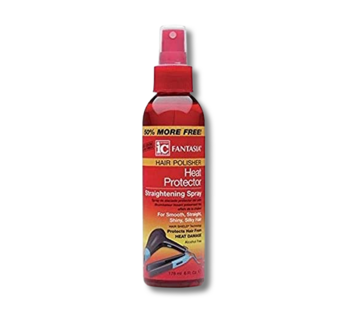 Fantasia Ic Hair Polisher Heat Protector Straightening Spray 178Ml/6Oz