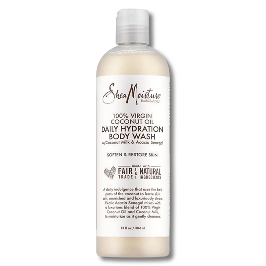 Shea Moisture 100% Extra Virgin Coconut Oil - Daily Hydration Body Wash, 13 Oz