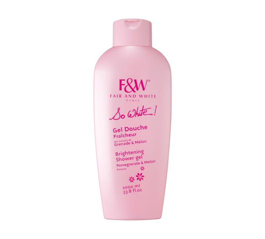 Fair & White So White  Brightening Shower Gel - 1000ml