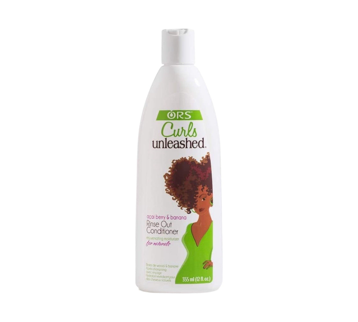 Ors Curls Unleashed Acai Berry And Banana Rinse Out Conditioner, 12 Oz