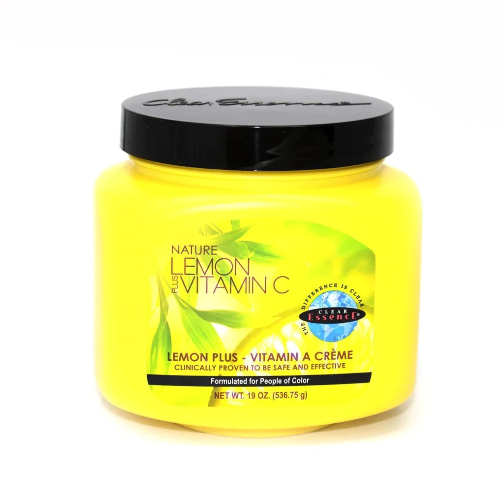Clear Essence Lemon Plus Vitamin A Body Cream - 19oz