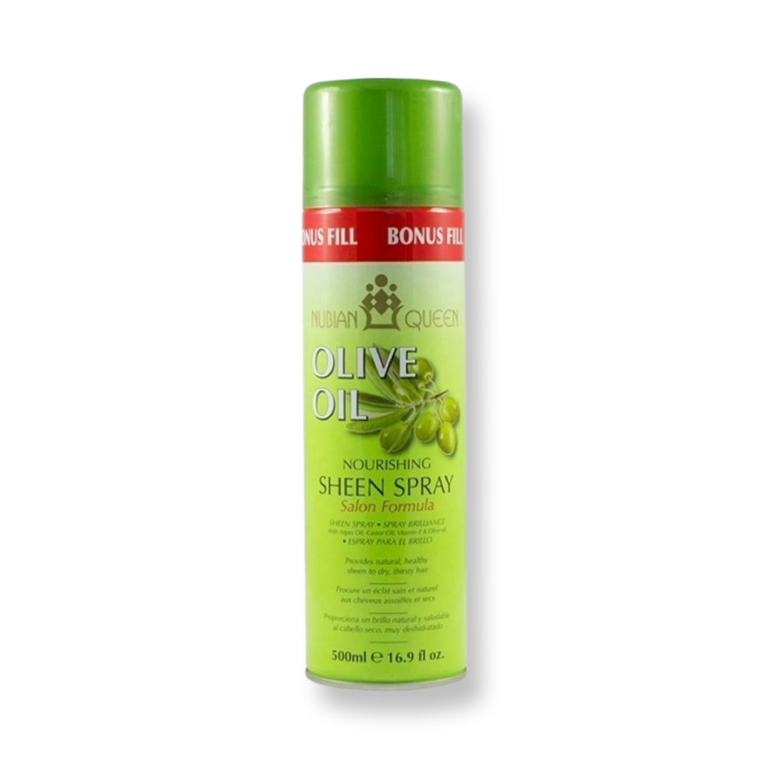 Nubian Queen Olive Oil Sheen Spray 500Ml