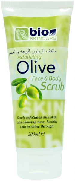 Bio Skincare Exfoliating Olive Face & Body Scrub - 250ml