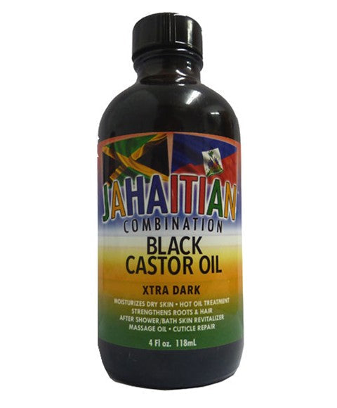 Jahaitian Black Castor Oil Black Castor Oil Extra Dark 4 fl oz
