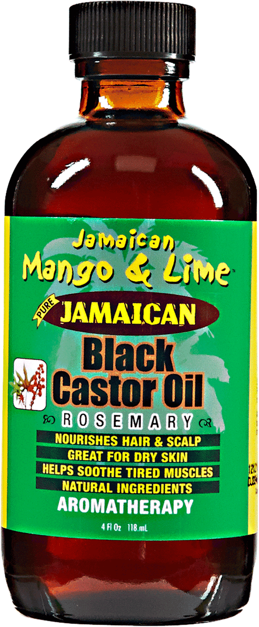 Jamaican Mango & Lime Black Castor Oil, Rosemary - 4 Oz