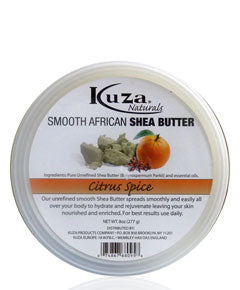 Kuza Smooth African Shea Butter Citrus Spice 8oz