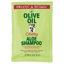 Organic  Root Stimulator Olive Oil Creamy Aloe Shampoo Sachet  1.75 Oz
