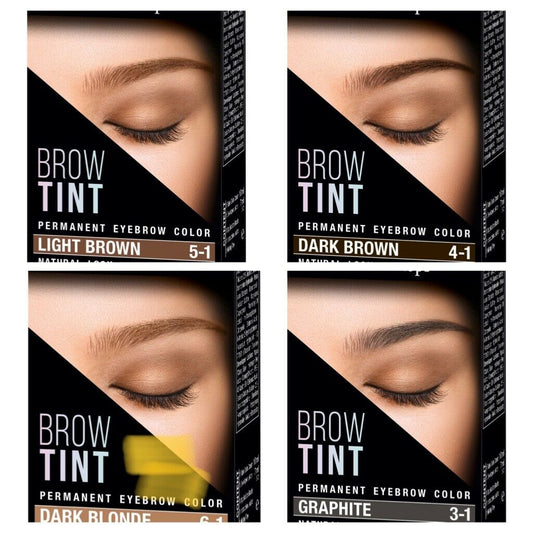 Schwarzkopf Brow Tint Professional formula Eyebrow Dye Brow Tinting Kit with Gentle Permanent Colour