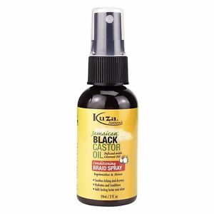 Kuza Jamaican Black Castor Oil Conditioning Braid Spray - 2 Oz 