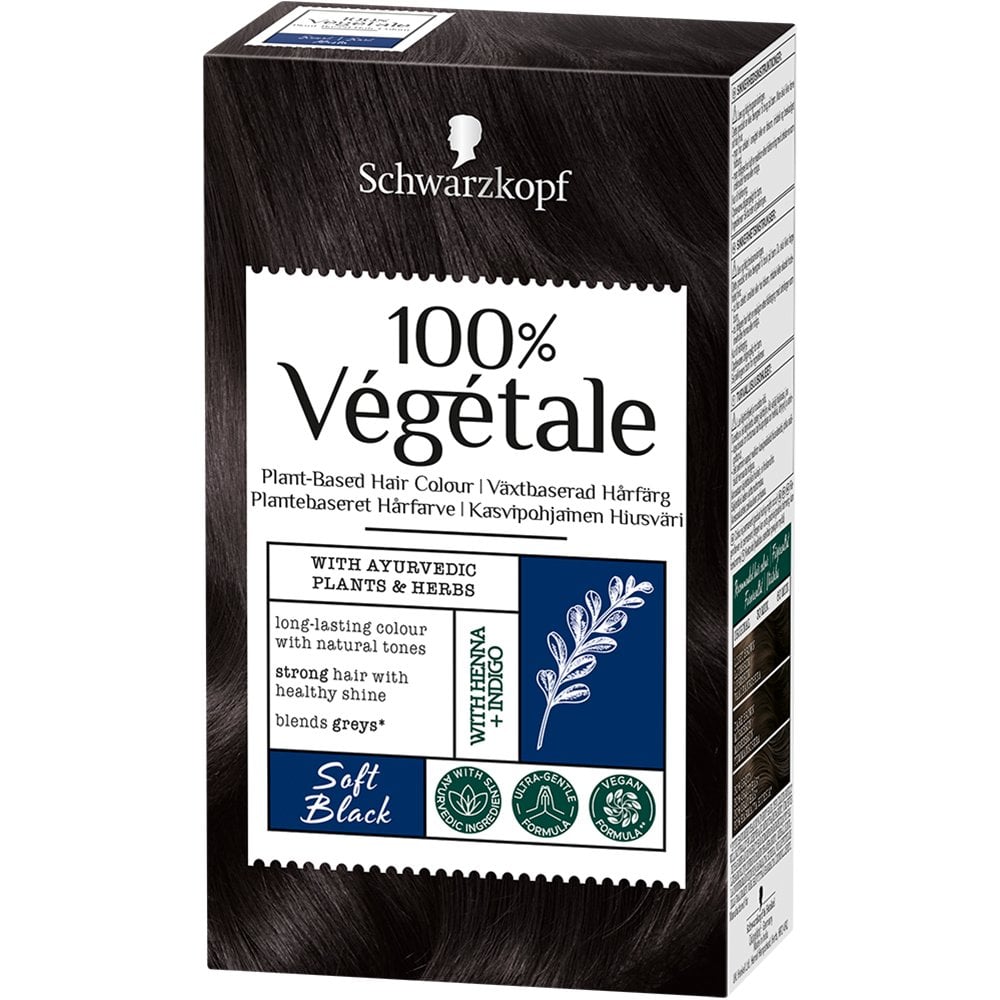 Schwarzkopf 100% Vegetal Natural Hair Coloration Dye Various Colours