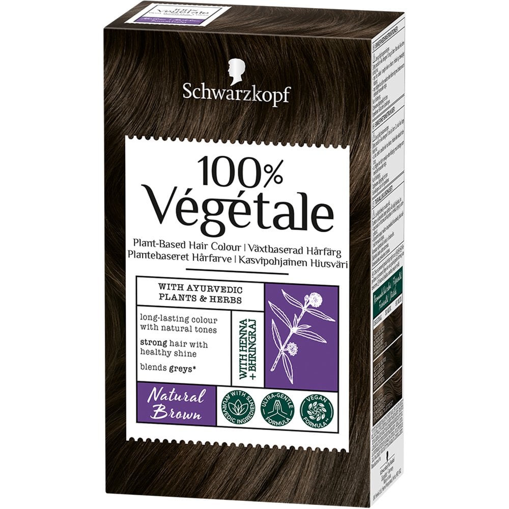 Schwarzkopf 100% Vegetal Natural Hair Coloration Dye Various Colours