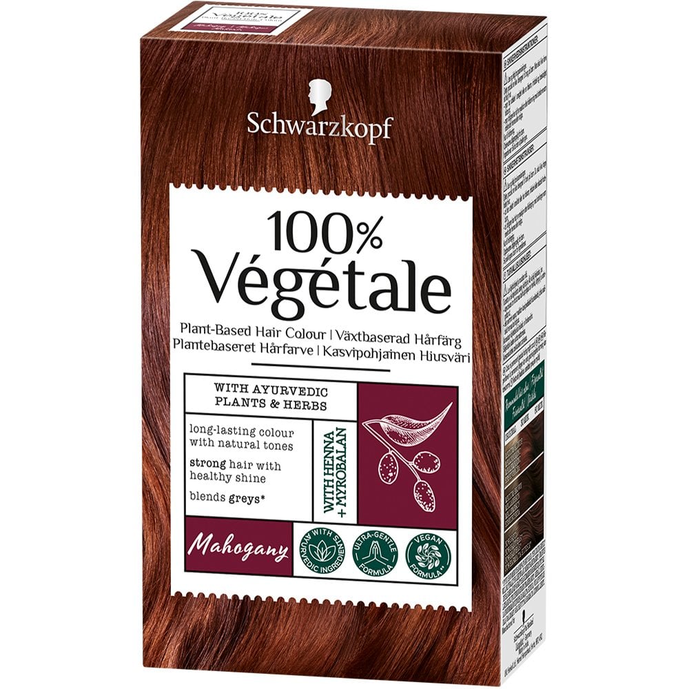 Schwarzkopf 100% Vegetal Natural Hair Coloration Dye Various Colours