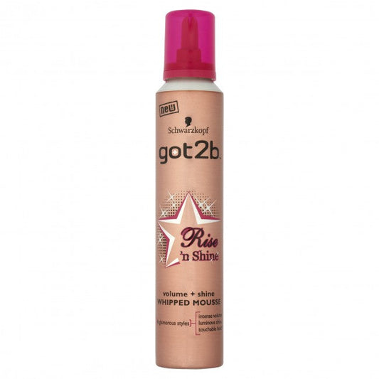 Schwarzkopf Got2b Rise In Shine Volume And Shine Whipped Mousse