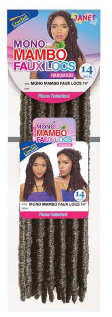 Janet Collection Mono Mambo Faux Locs 14"