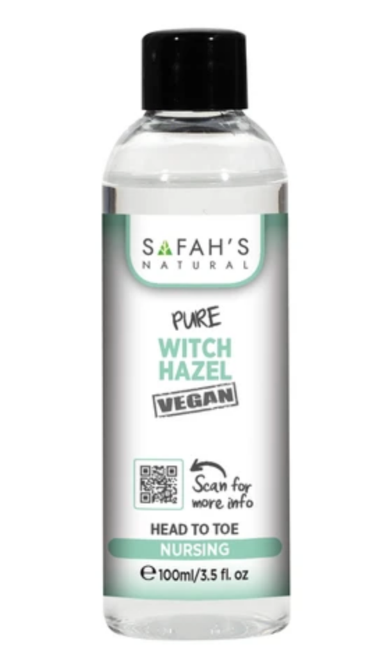 Safahs Natural Pure Witch Hazel - 100ml