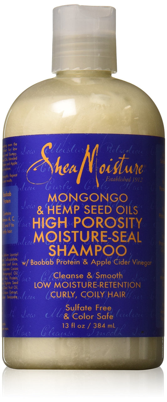 Shea Moisture Mongongo & Hemp Seed Oils - High Porosity Moisture-Seal Shampoo - 384ml