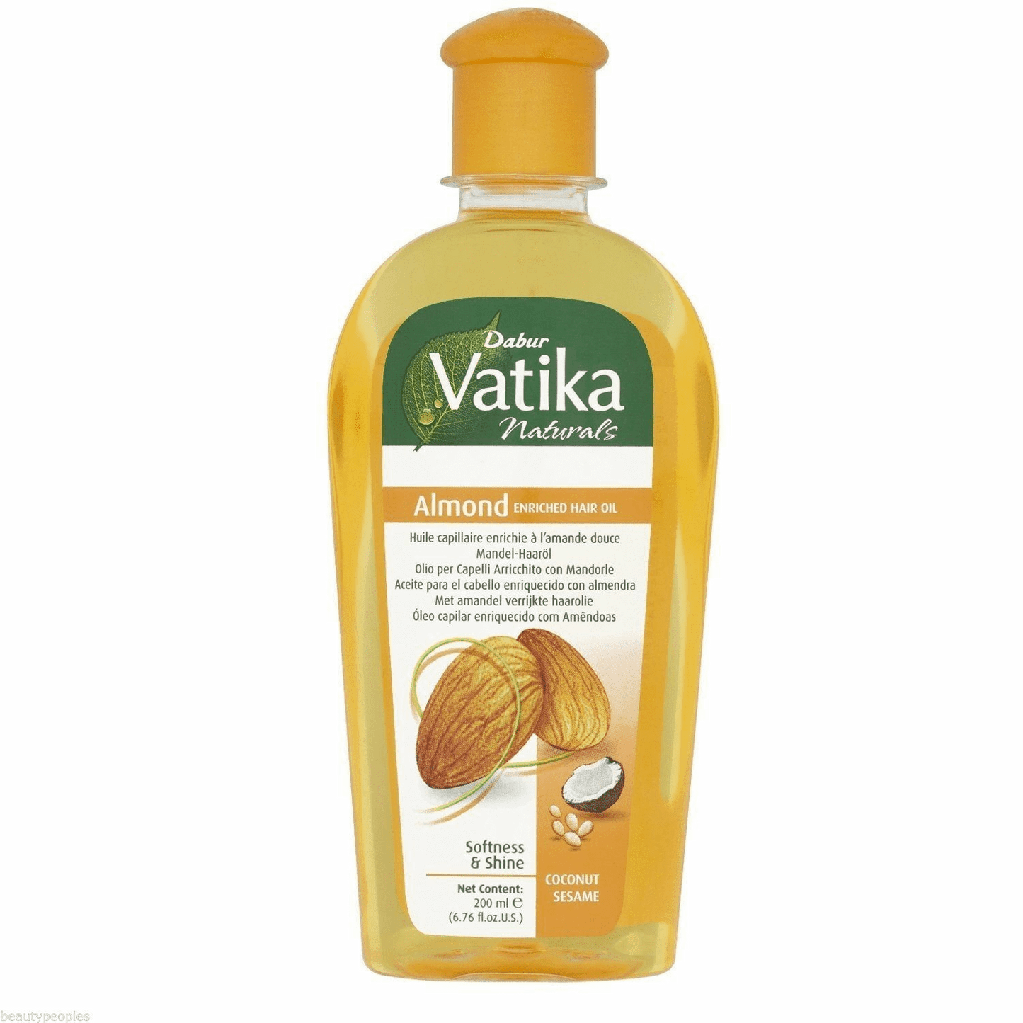 Dabur Vatika Naturals Almond Enriched Hair Oil - 200Ml