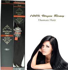 Rush Brazilian Remy silky Yaki 100% Virgin Human Hair 12''-13''