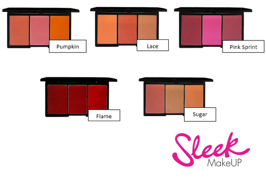 Sleek Make-up Blush By 3 Palette