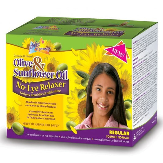 Sofn'Free N'Pretty Olive and Sunflower Oil No Lye Relaxer