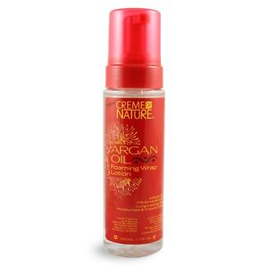 Cream of Nature Argan Oil Foaming Wrap Lotion 7oz