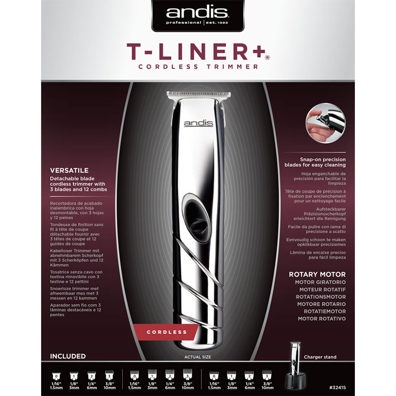 Andis TLiner Cordless Trimmer+ cccontinentalsuperstore