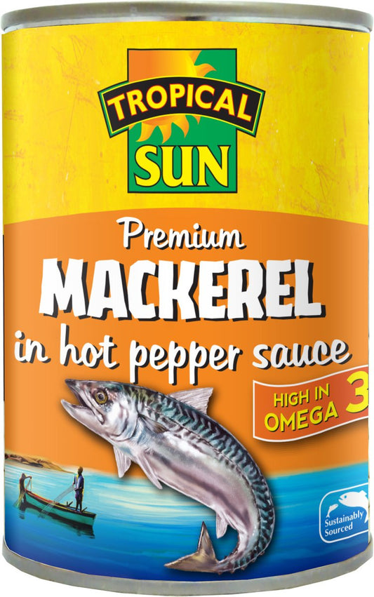 Tropical Sun Mackerel In Hot Pepper Sauce 400G