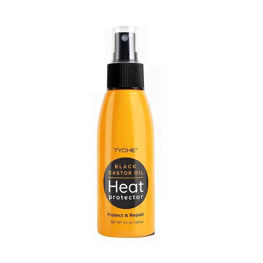 Tyche Black Castor Oil Heat Protector Protect & Repair - 4oz