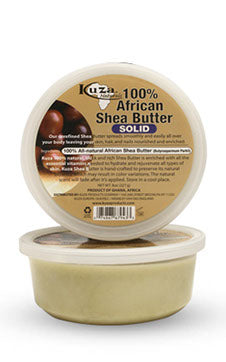 Kuza 100% African Shea Butter Solid White 227g